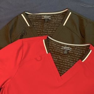 Elle Scrub Top Bundle! 🖤❤️